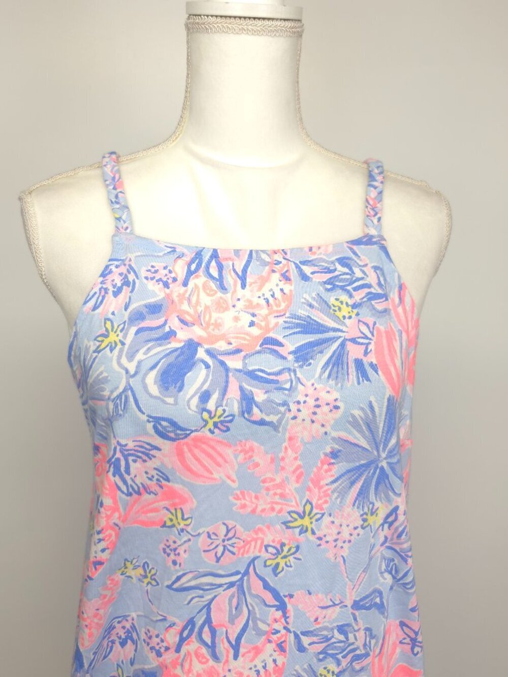 NWOT Lilly Pulitzer Kyleigh Dress Elephant Splash Floral Dress Size M - Picture 7 of 11